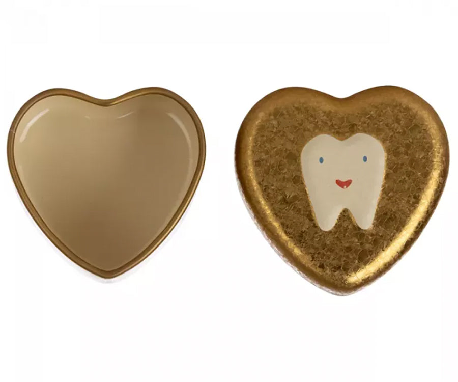 Maileg – Toothbox in gold, box for lost teeth