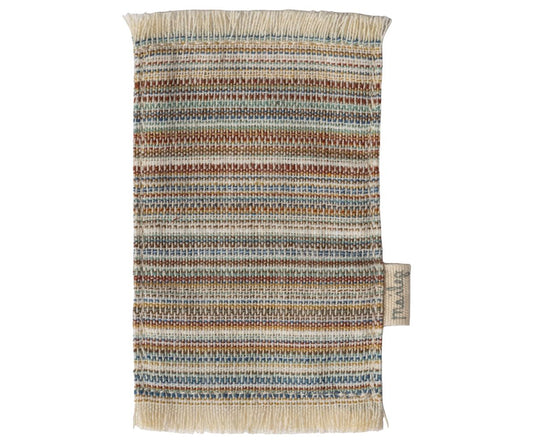 Maileg – Striped rug with fringes, miniature