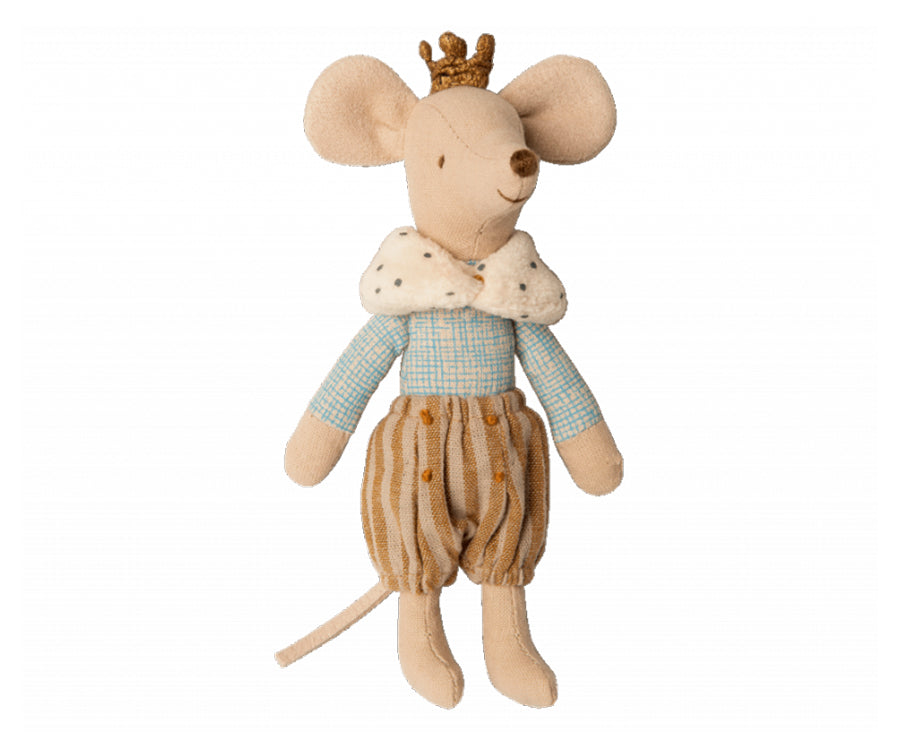 Maileg – Big brother mouse, prince with a crown