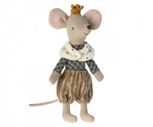Maileg – Big brother mouse, prince with a crown