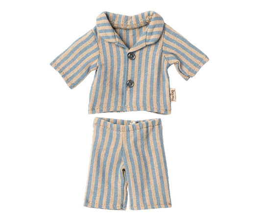Maileg – Pyjamas till teddy junior, skjorta och byxa, kläder för björn nalle