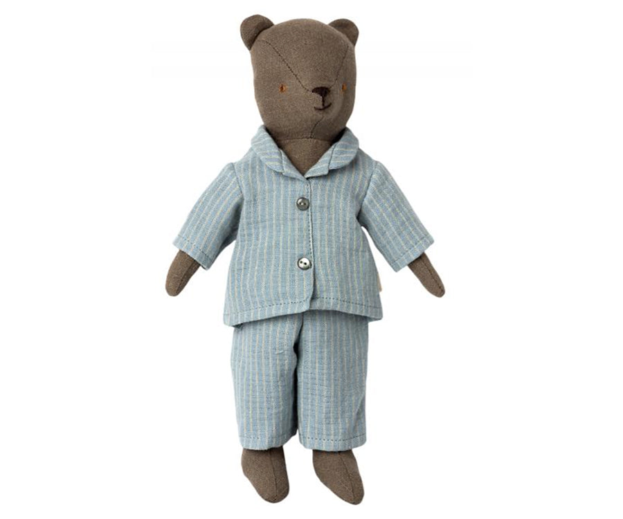Maileg – Pyjamas till teddy pappa, skjorta och byxa, kläder för björn nalle