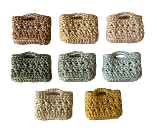 Thumbnail - Crochet Beach Bag, Bag with Handle, Multiple Colors