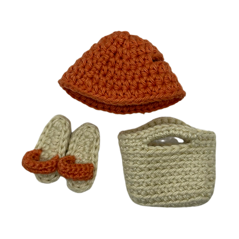Miniature - Hat, Shoes and Beach Bag Set