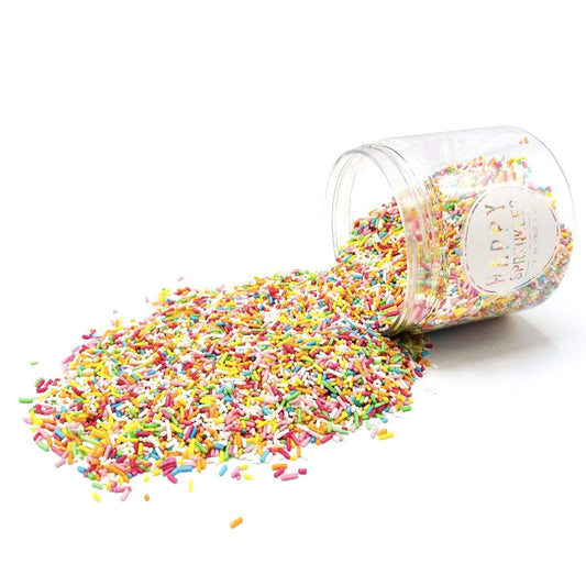 Bake with Alma - Rainbow Strands, sprinkles from Happy Sprinkles 90g