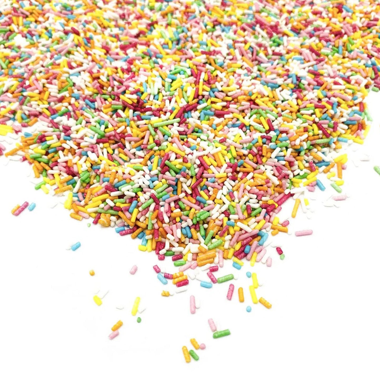 Baka med Alma – Rainbow Strands, strössel från Happy Sprinkles 90g